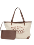 Craft Tote, &pound;495, Handbags, Brown/Cream, Canvas, Other view